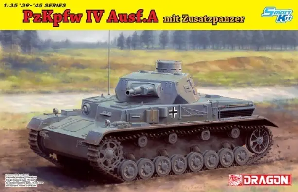 PZKPFW IV AUSF.A MIT ZUSATZPANZER 1/35 6816 DRAGON