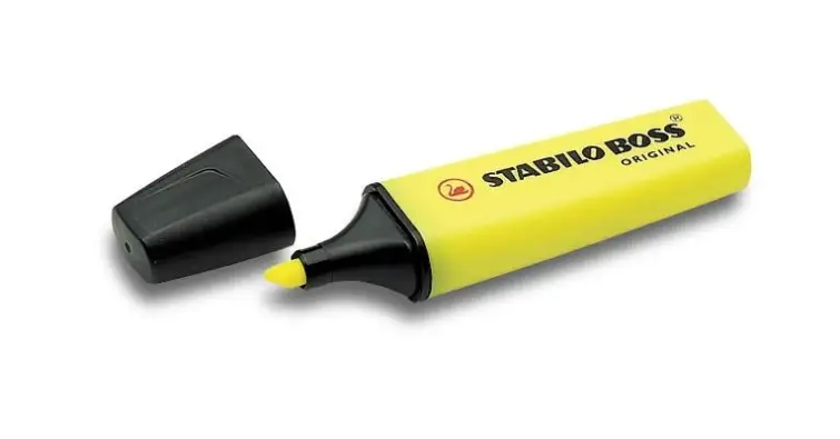Subrayador amarillo Stabilo® Boss Original