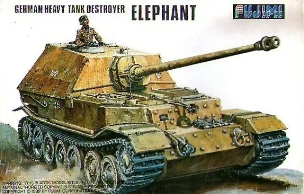 GERMAN HEAVY TANK DESTROYER ELEPHANT 1/76