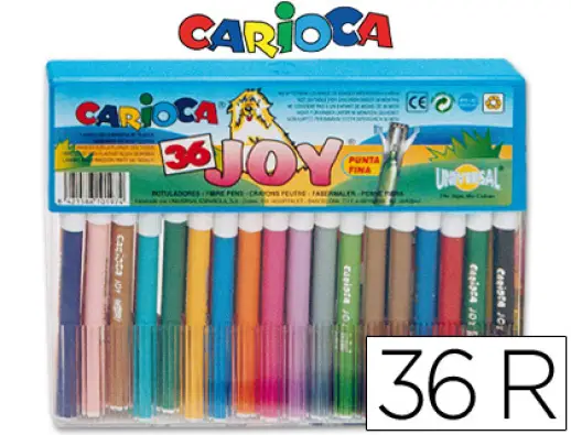 Carioca Pastel, Rotuladores de Colores Pastel, Punta Cónica, Tinta