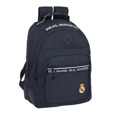 Mochila Old School Gris/Azul Marino Real Madrid - Real Madrid CF