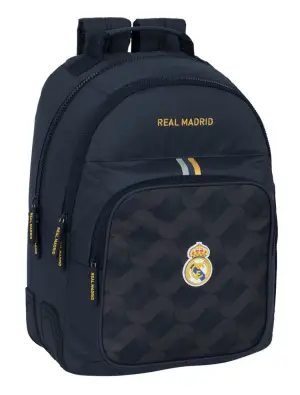 Real Madrid C.F., Mochila Con Estuche Real Madrid Cf Blanco Negro (33  Piezas) (BB-18-1549) Personalizados: 2 por 53,58 €