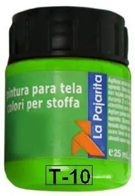 Pintura para Tela La Pajarita Verde Primavera 25 Ml