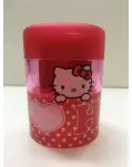 SACAPUNTAS DOBLE CON DEPSITO, I LOVE HELLO KITTY