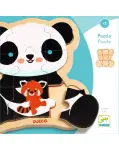 PUZZLE DE MADERA PANDA 9 PIEZAS