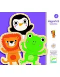 COCOU MAGNETIC, PUZZLE DE ANIMALES DE MADERA MAGNTICOS