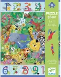 PUZZLE GIGANTE 1 A 10 JUNGLA 54 PIEZAS