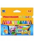 CERA PLASTIDECOR TRIANGULAR CAJA 12 UNIDADES PEQUES