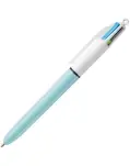 BOLGRAFO BIC CUATRO COLORES FASHION AZUL PASTEL