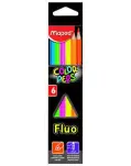 LPIZ TRIANGULAR FLUORESCENTE, CAJA DE 6 UNIDADES