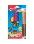 LPICES COLORS COLORPEP WORLD, CAJA DE 12 UNIDADES + 3 DO DE COLOR PIEL