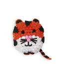 TIGRE DE MINI POMPONES PARA CREAR