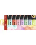 PACK DE 8 ROTULADORES FLUORESCENTES COLORES PASTEL