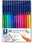 ROTULADORES STAEDTLER TRIPLUS ESTUCHE 26 COLORES