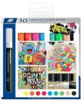 ROTULADORES ACRLICOS LUMOCOLOR PAINT MARKER 10 COLORES