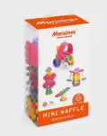 CONSTRUCCIN MINI WAFFLE 70 PIEZAS ROSA