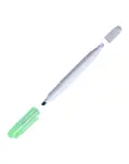 ROTULADOR FLUORESCENTE BORRABLE 2 EN 1, COLOR VERDE