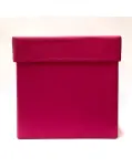 CAJA DE REGALO EN COLOR FUCSIA, 125 X 125 X 125 MM