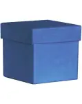 CAJA DE REGALO AZUL MAGENTA 105 X 105 X 105 MM