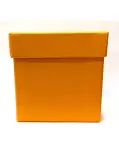 CAJA DE REGALO COLOR NARANJA 75 X 75 X 75 MM