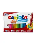 ROTULADORES CARIOCA JOY, CAJA DE 24 UNIDADES. SUPERLAVABLES