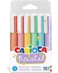 MARCADOR CARIOCA PASTEL, CAJA DE 6 UNIDADES