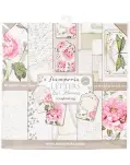 KIT DE PAPEL PARA SCRAPBOOKING 30X30 CM, LETTERS & FLOWERS