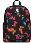 MOCHILA INVICTA NEGRA CON MARIPOSAS