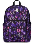 MOCHILA INVICTA MORADA Y NEGRA