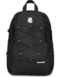 MOCHILA INVICTA CON GOMA AJUSTABLE, COLOR NEGRO