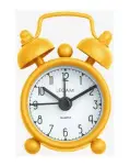 MINI DESPERTADOR TICK TOCK AMARILLO