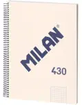 CUADERNO MICROPERFORADO DE CUADROS 5X5 MM SERIE 1918, COLOR BIEGE