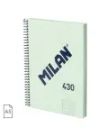 CUADERNO A5 MICROPERFORADO DE CUADROS 5X5 MM SERIE 1918, COLOR VERDE