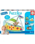 PUZZLE BABY PROGRESIVO VEHCULOS DE TRANSPORTE 2-3-4-5 PIEZAS