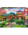 PUZZLE DE 1500 PIEZAS. JARDN JAPONS