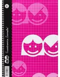 CUADERNO CUADROVA LAMELA 4 MM, CON ESPIRAL TAMAO CUARTO