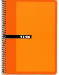 CUADERNO PAUTA 3 MM TAPA EXTRA DURA TAMAO CUARTO CON ESPIRAL