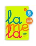 CUADERNO CUADROVA LAMELA 3 MM CON TAPA DE PLSTICO, TAMAO CUARTO 80 HOJAS 90 GRAMOS, COLOR AMARILLO