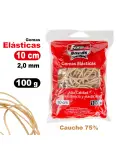 BOLSA DE GOMAS ELSTICAS DE 100GR DE 10 CM.