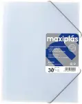 CARPETA CON ESPIRAL DE 30 FUNDAS MAXIPLS TRANSPARENTE