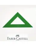 ESCUADRA VERDE 21 CM, FABER CASTELL