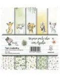 SET DE 6 PAPELES PARA SCRAPBOOKING .