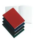 CUADERNO NDICE OCTAVO, DE HULE CON CUADRCULA 4X4