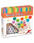 BEADS & CLIP. JUEGO DE PINZAS PARA PSICOMOTRICIDAD FINA