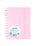 CUADERNO CON HOJAS EXTRAIBLES TAMAO A4 COLOR ROSA