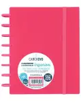 CUADERNO INGENIOX EN CUADRCULA 5X5 MM COLOR ROJO, TAMAO A5