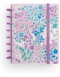 CUADERNO INGENIOX FLORES VIOLETA CON RECAMBIO 5X5MM, TAMAO DIN A5