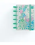 CUADERNO A6 INGENIOX FLORES VERDE AGUA CON RECAMBIO