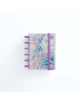 CUADERNO INGENIOX FLORES MORADO CON RECAMBIO, TAMAO DIN A6