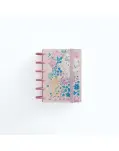 CUADERNO INGENIOX FLORES ROSA CON RECAMBIO, TAMAO DIN A6